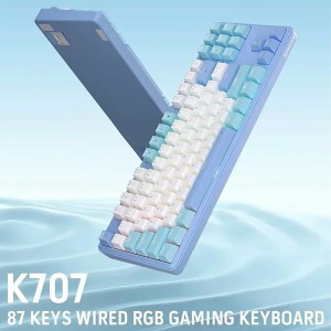 کیبورد گیمینگ مکانیکال ردراگون مدل K707 WBB RGB